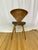 1960s Nuevo Satine Dining Chairs With Black Leather Seats - Set of 4 For Sale - Image 4 of 9