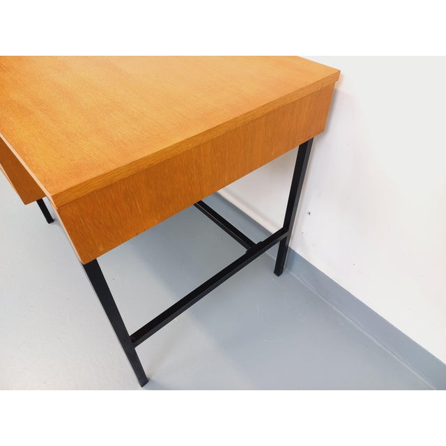 Vintage Multitable Desk in Oak by Jacques Hitier, 1960s For Sale - Image 6 of 18