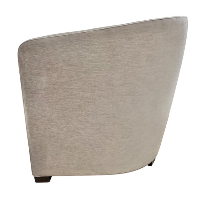 Pair of French Booth Style Chairs With Curved Seat & Curved Back For Sale - Image 4 of 10