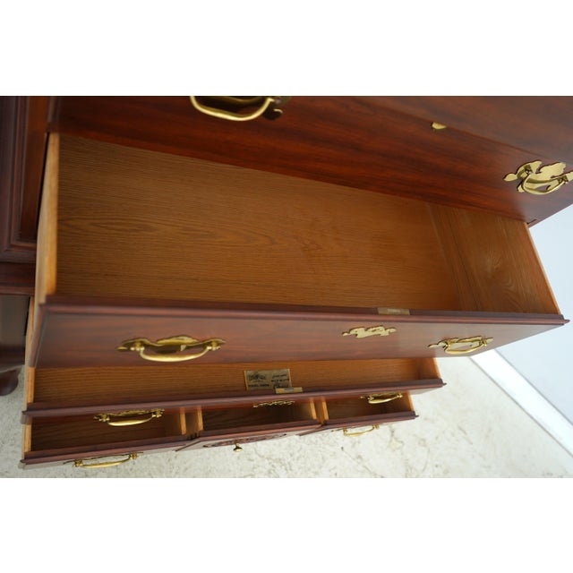 Henkel Harris Henkel Harris Cherry Virginia Galleries Highboy For Sale - Image 4 of 18