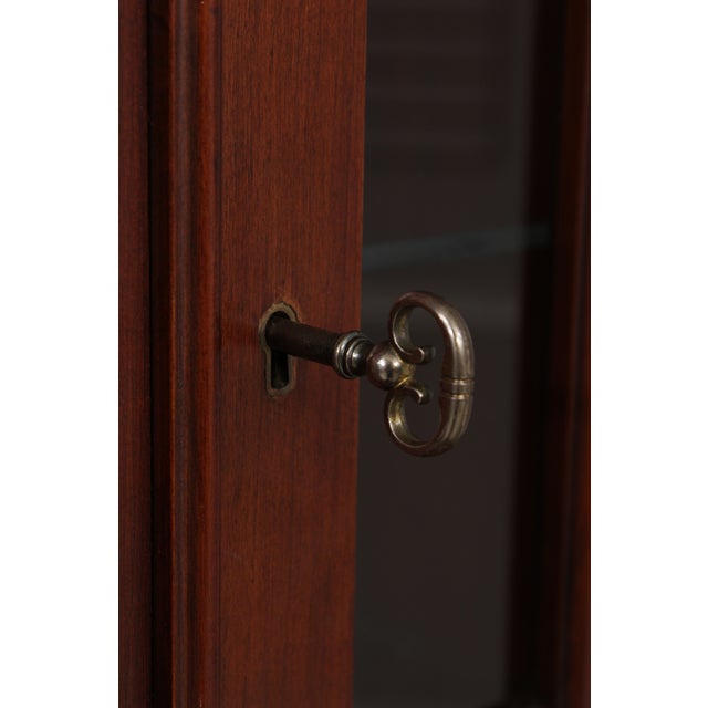 Henkel Harris Cherry 2 Piece London Breakfront For Sale - Image 15 of 18
