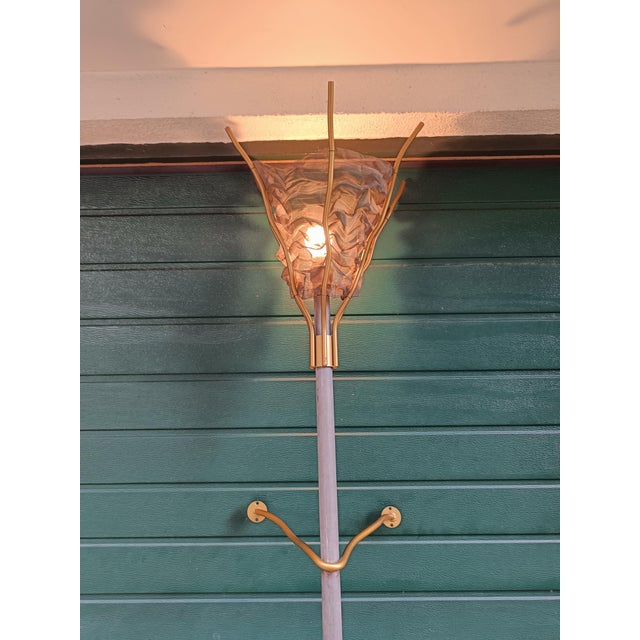 Large Torch Wall Lamp by Rob Eckhardt, 1980s For Sale - Image 3 of 6