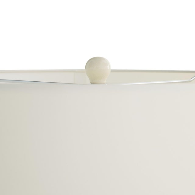 White Arteriors Home Miriam White Ceramic Lamp For Sale - Image 8 of 9