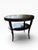 American Barbara Barry for Baker Fluted Edge Mahogany Round Entry Table For Sale - Image 3 of 13