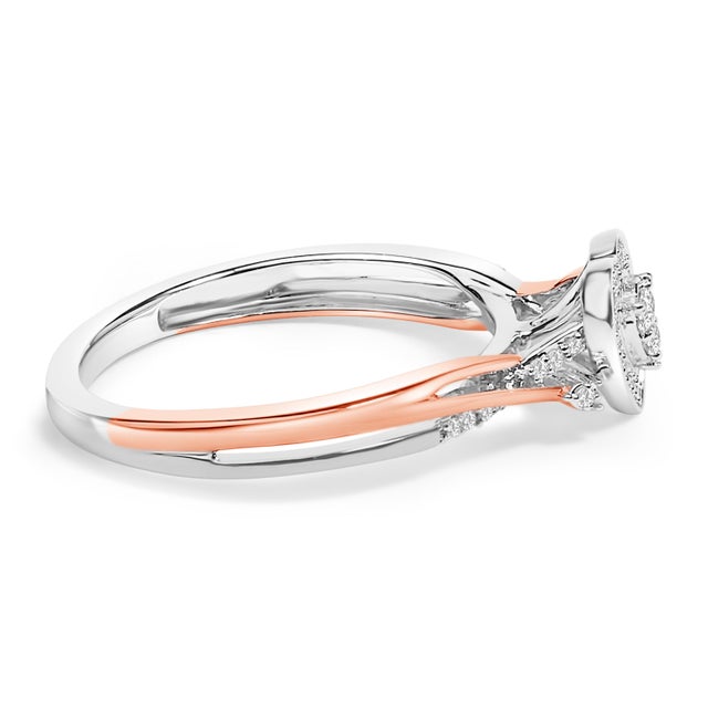 Immerse yourself in the tender embrace of romance and elegance with this exquisite heart motif ring, a true testament to...