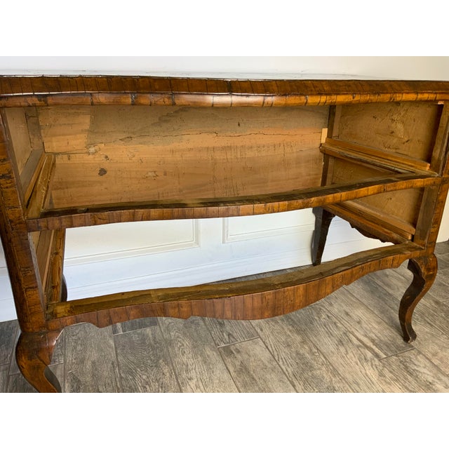 18th Century Two Drawer Walnut Commode For Sale - Image 9 of 18