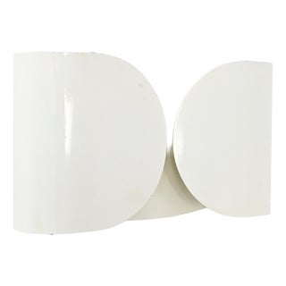 White Foglio Wall Lamp by Tobia & Afra Scarpa for Flos, 1960s For Sale