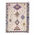 Modern Moroccan Style Handmade Multicolor Tribal Wool Rug For Sale