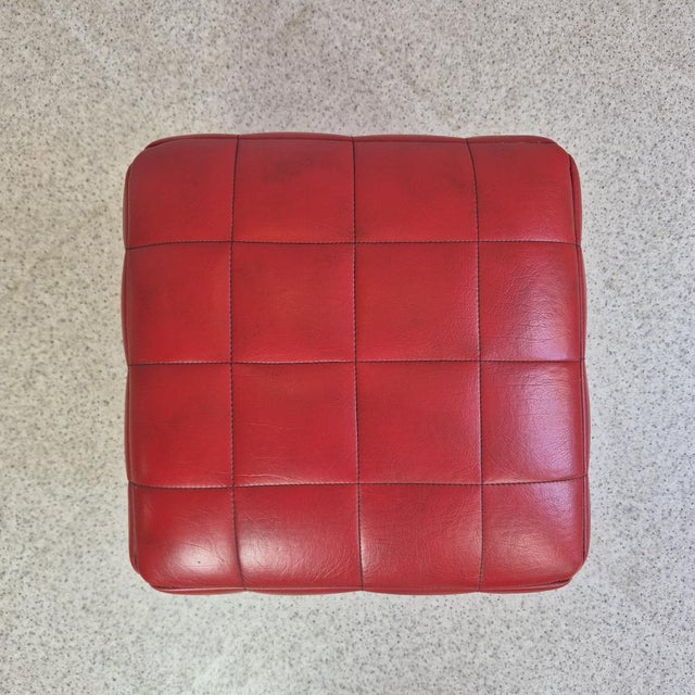 Mid-Century Cubist Ottoman, 1960s For Sale - Image 6 of 8