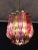 Mid-Century Modern Medium Murano Glass Chandelier 47 Multicolored Prisms For Sale - Image 3 of 11