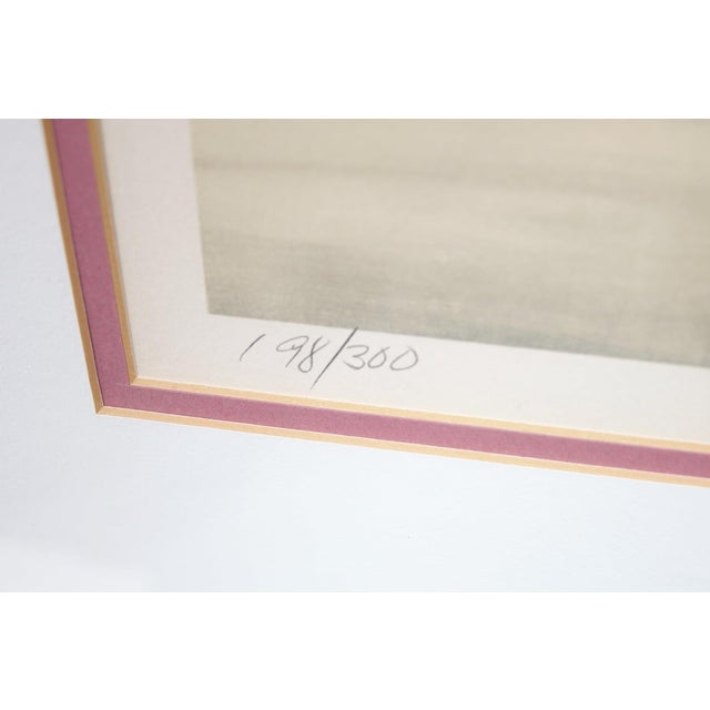 Realism Late 20th Century Dock and Boats – Signed Lithograph For Sale - Image 3 of 6