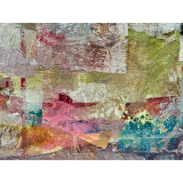 A Luminous Abstract Expressionist Oil — Newly Framed, Bold, and Unmistakably New York A striking 1950s abstract painting...