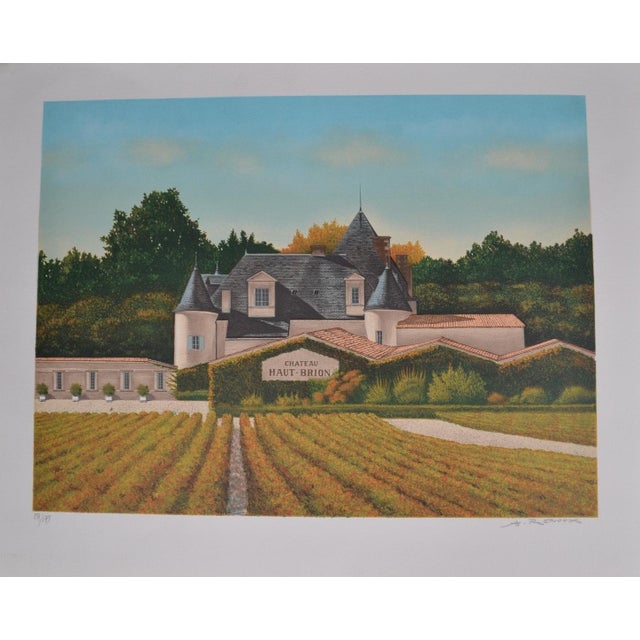 André Renoux (1939-2002) Original lithograph. Signed in pencil at the bottom right and numbered 151 of 175 in pencil....