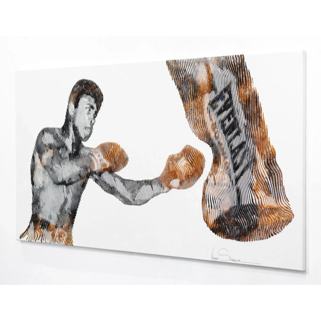 "Muhammad Ali: The Legend of My Dreams" Original Artwork by Virginie Schroeder For Sale In Los Angeles - Image 6 of 9