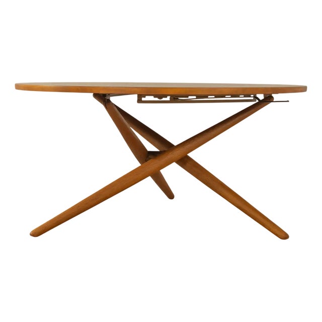 Ess.Tee.Tisch Height Adjustable Table from Jürg Bally, 1950s For Sale