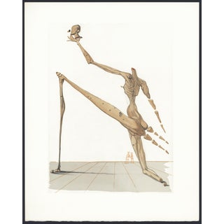 1963 Dalí Divine Comedy Engraving Enfer Chant 29 "Bertrand De Born" (Betrand of Bornio) For Sale