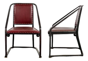 Rare Josef Hoffmann Model 725 B/f Chairs for J. & J. Kohn - a Pair