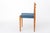 1970s Mid-Century Modern Dining Chair in Beech with Blue Upholstered Seat by Lübke , Germany 1970s For Sale - Image 5 of 12