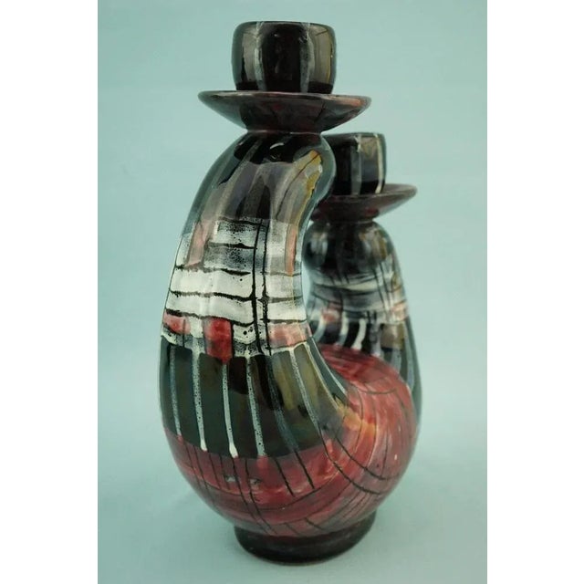 Vintage Ceramic Candleholders by Coronetti Cunardo, 1950s, Set of 2 For Sale - Image 17 of 18