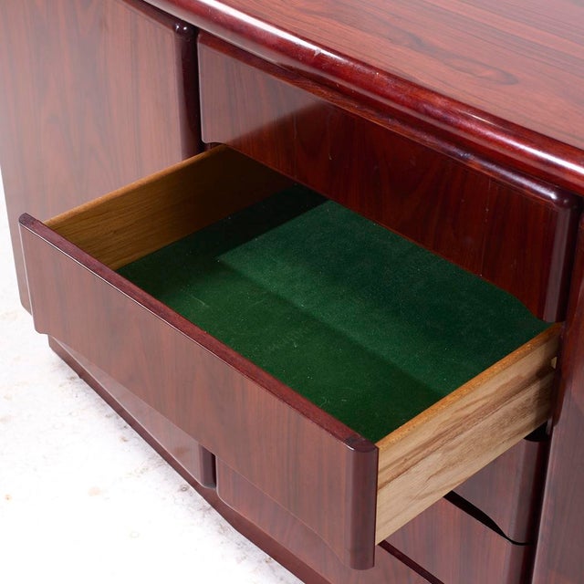 Wood Skovby Mid Century Danish Rosewood Credenza For Sale - Image 7 of 11