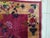 Art Deco 1920s Dark Pink Floral Open Field Antique Chinese Art Deco Rug 6' X 8'8" Handknotted Wool Carpet For Sale - Image 3 of 10