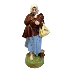 Antique 19th Century F. Gardner Porcelain Figurine