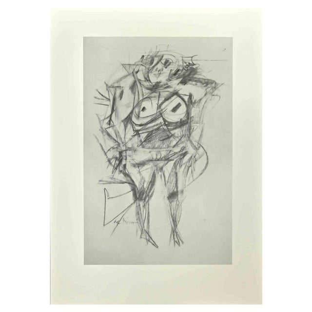 After Willem De Kooning, Woman, Offset and Lithograph, 1985 For Sale