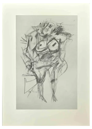 After Willem De Kooning, Woman, Offset and Lithograph, 1985