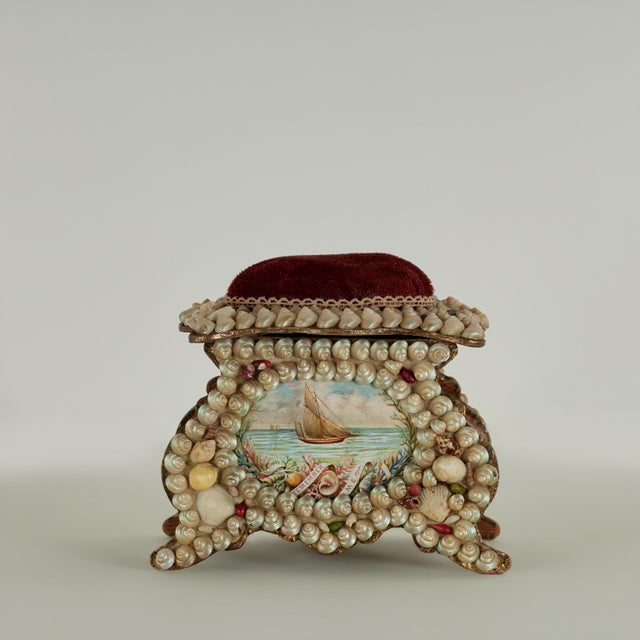 Pair of Antique British Colonial Sailor Valentine Boxes For Sale - Image 9 of 15