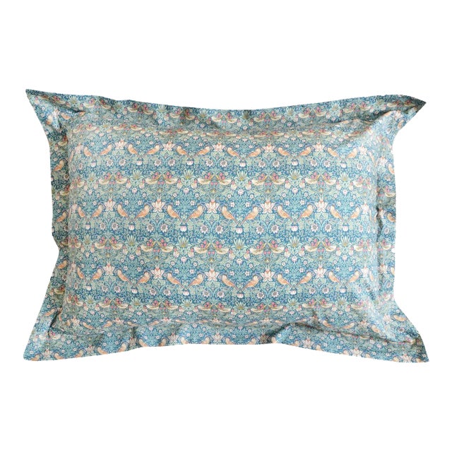 Oxford Pillowcase Made With Liberty Fabric Strawberry Thief For Sale