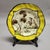 19th C Italian Majolica Albisola Plates Yellow With Scenes -Set of 6 For Sale In Raleigh - Image 6 of 9