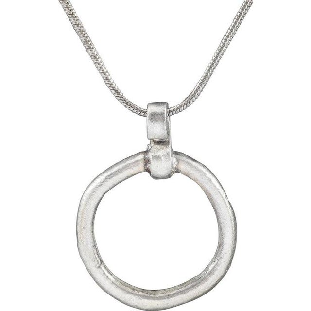 Traditional CELTIC PROSPERITY RING NECKLACE, C.400-100 BC For Sale - Image 3 of 5