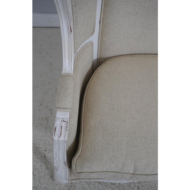 1980s Louis XV Style Hooded Throne 2 Seat Porter Settee For Sale - Image 5 of 18
