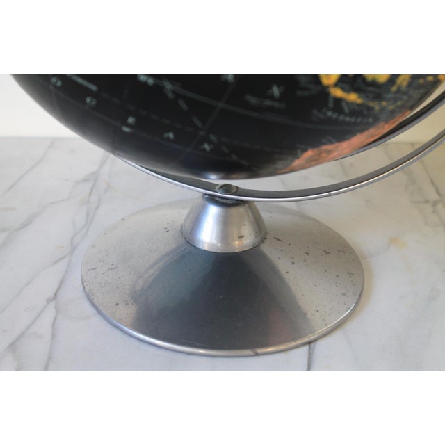 Black Vintage Replogle 12 Inch Starlight Globe For Sale - Image 8 of 10