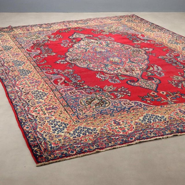 Vintage Kerman Laver Rug For Sale - Image 10 of 10