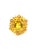 Yellow Bochic “Orient” Vintage Yellow Sapphire Cluster Ring Set In 18K Gold & Silver For Sale - Image 8 of 9