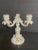 Antique Rococo Porcelain 3-Light Candelabrum | Hand Gilded | 19th Century For Sale - Image 9 of 9