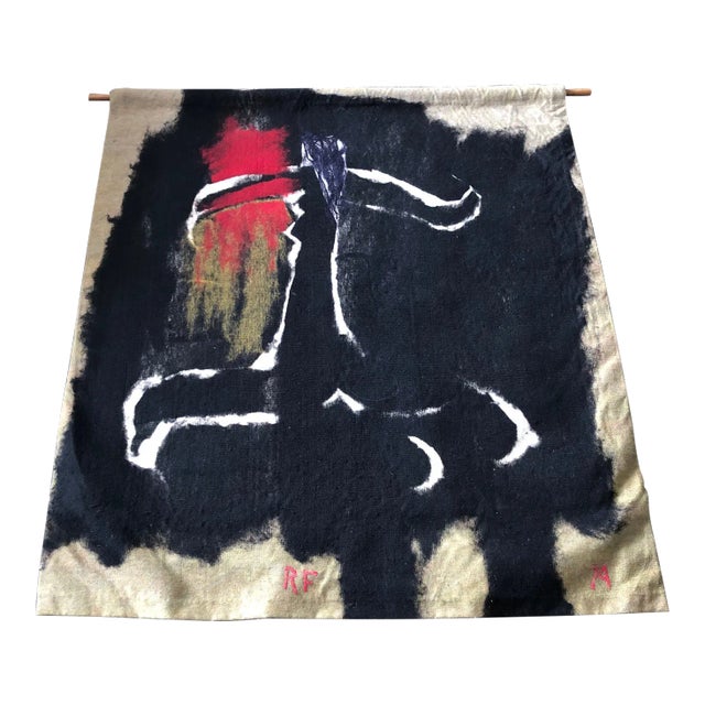 Robert Freimark "Harlequin" 1974 Original by Art Protis - Tapestry - Supellex For Sale