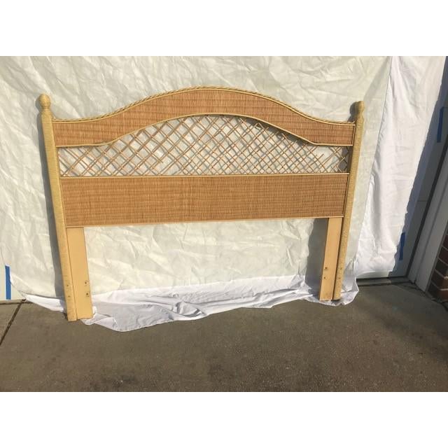 Henry Link Vintage Wicker Queen Headboard Chairish
