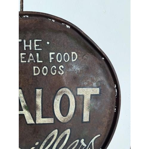 Early 20th Century Winalot Dog Food Sign For Sale - Image 4 of 6