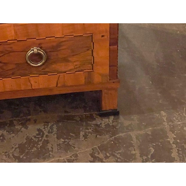 19th C. Continental Inlaid Walnut Commode For Sale In Dallas - Image 6 of 11