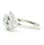 Modern Vintage Mid 20th Century Platinum One Carat Natural Diamond Ring, Size 7.5 For Sale - Image 3 of 4