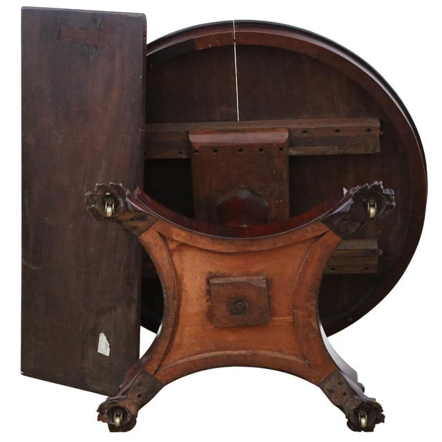 Brown Large Antique William IV Extending Dining Table in Mahogany, 1830 For Sale - Image 8 of 10