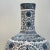 Vintage Chinoiserie Boho Chic Japanese Ink Blue & White Hobnail Porcelain Vase Attributed to Kutani. For Sale - Image 10 of 13