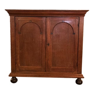 18th Century Dutch Arched Panel Cabinet For Sale