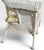 Vintage Palm Beach Regency White Wicker Camelback Settee Loveseat For Sale - Image 12 of 18