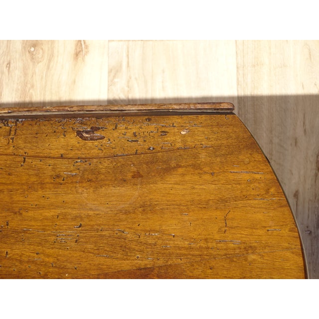 Walnut Top Flap Table For Sale - Image 14 of 18