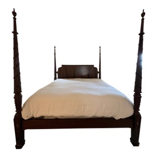 Ethan Allen Laurel Bed & Melville Nightstands For Sale