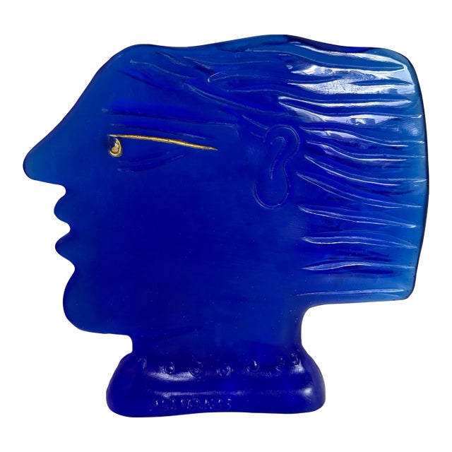 Authentic Alekos Fassianos “Idilios” Daum France Crystal Glass Sculpture 42/200 For Sale