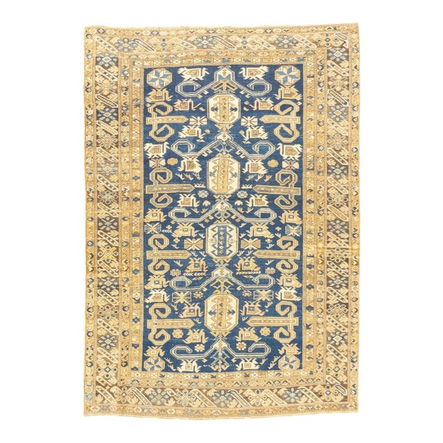 Antique Perpedil Rug 4'8'' x 6'6'' For Sale